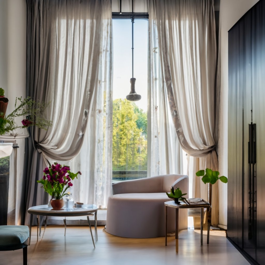 Процесс пошива и развески штор на заказ в Москве - ателье Chiave Textile